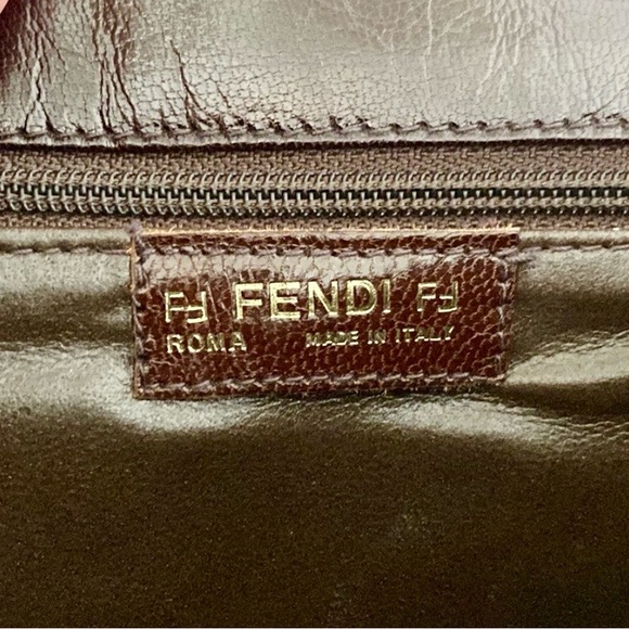 Fendi Vintage Small Leather Crossbody | Italy | COA Included - Picture 12 of 16